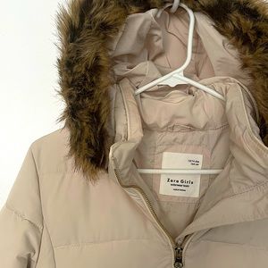 ZARA Beige Puffer Jacket